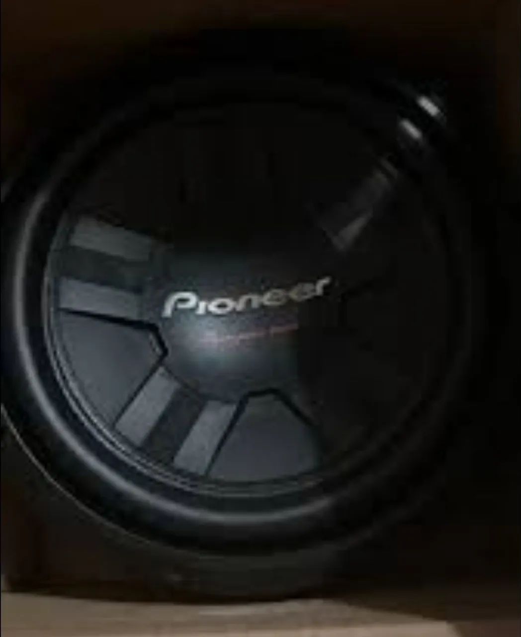 2 subwoofers Pioneer cara preta bobina dupla 400 watts rms cada