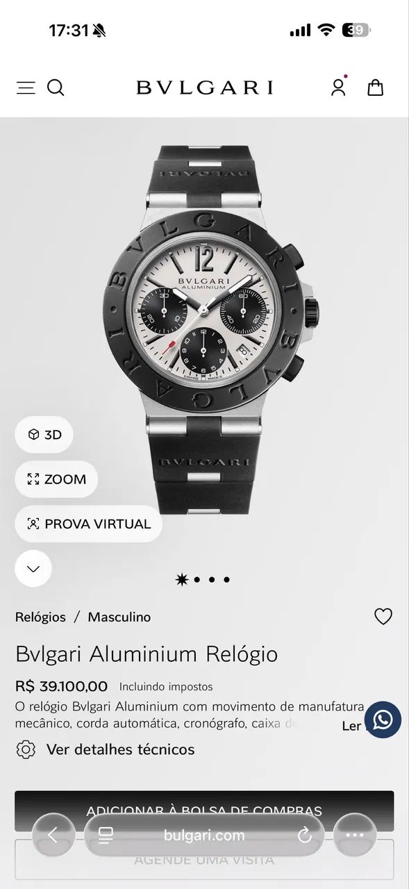 BVLGARI Aluminium Panda Chronograph 2025 - Foto 5