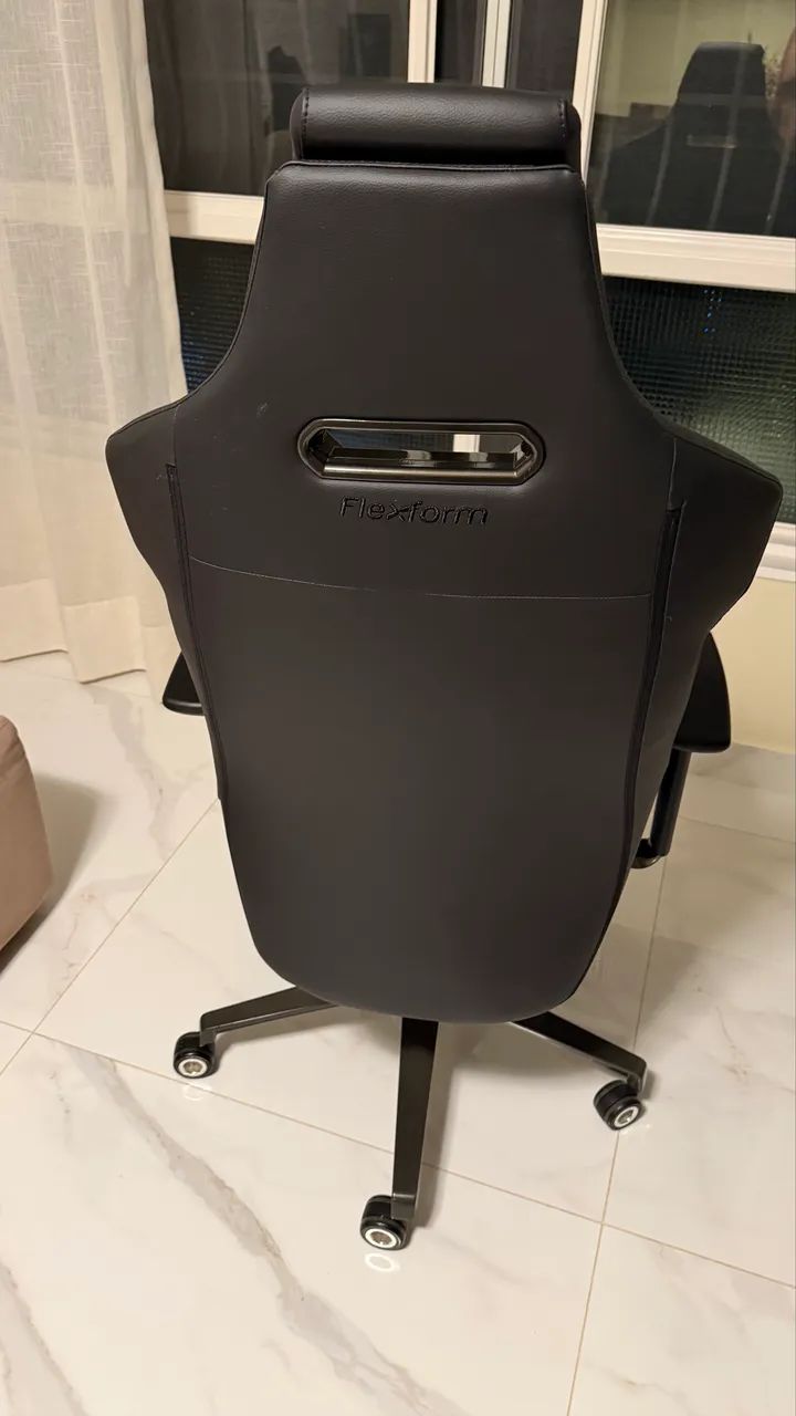 Cadeira Gamer Alpha 2 Pro Black - Flexform - Nova - Foto 3