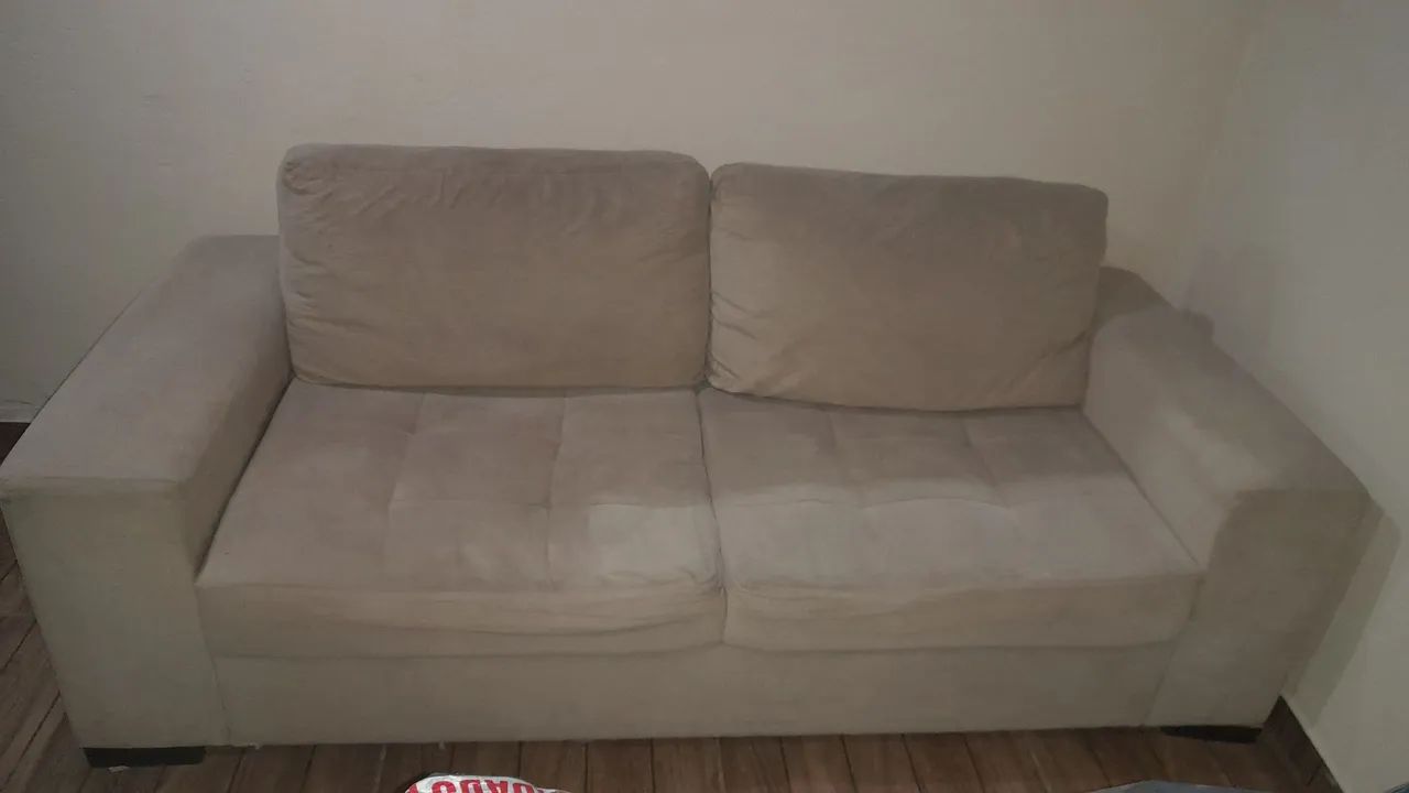 Vendo sofá 3 lugares 250,00 - Foto 4