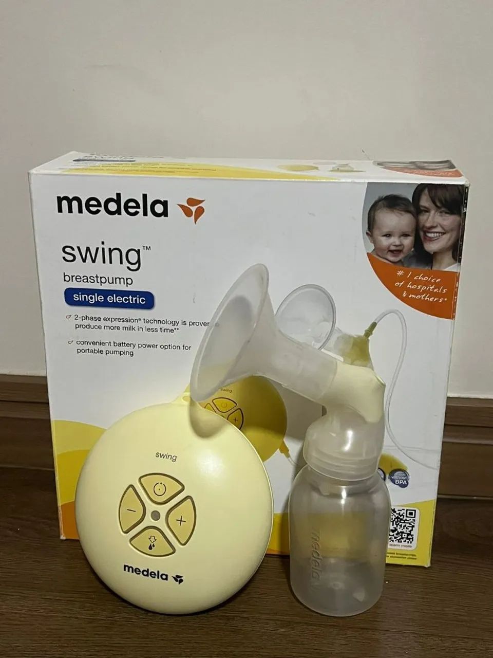 Bomba tira leite elétrica swing - Foto 2