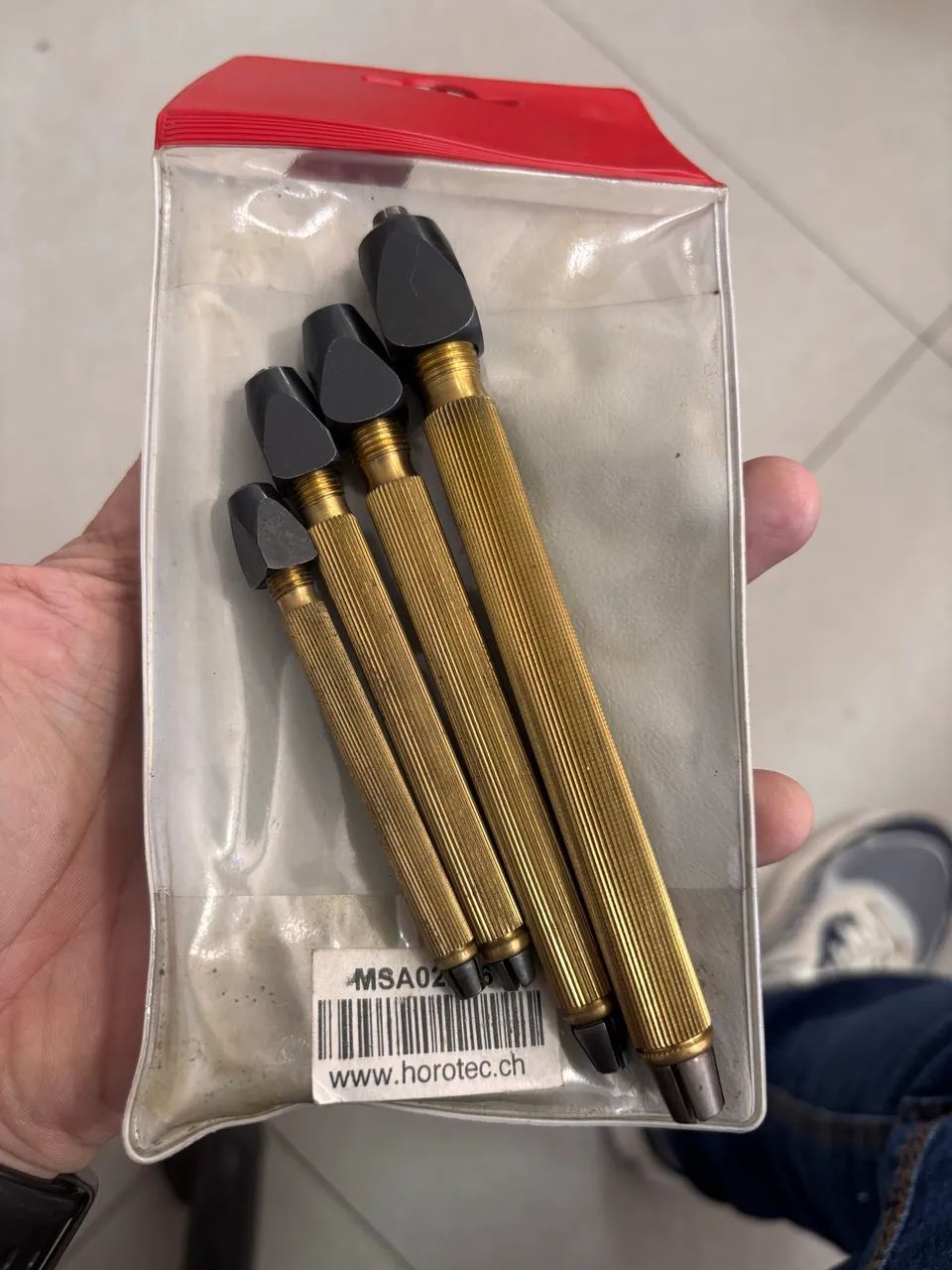 Mandris Horotec MSA02.026 - ferramenta para relojoeiros  - Foto 2