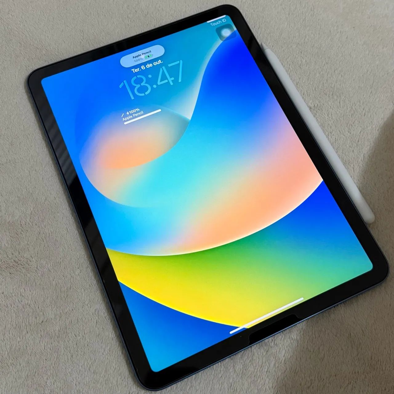 iPad Air 5ª geração - 64gb - Azul + Apple Pencil 2ª geração