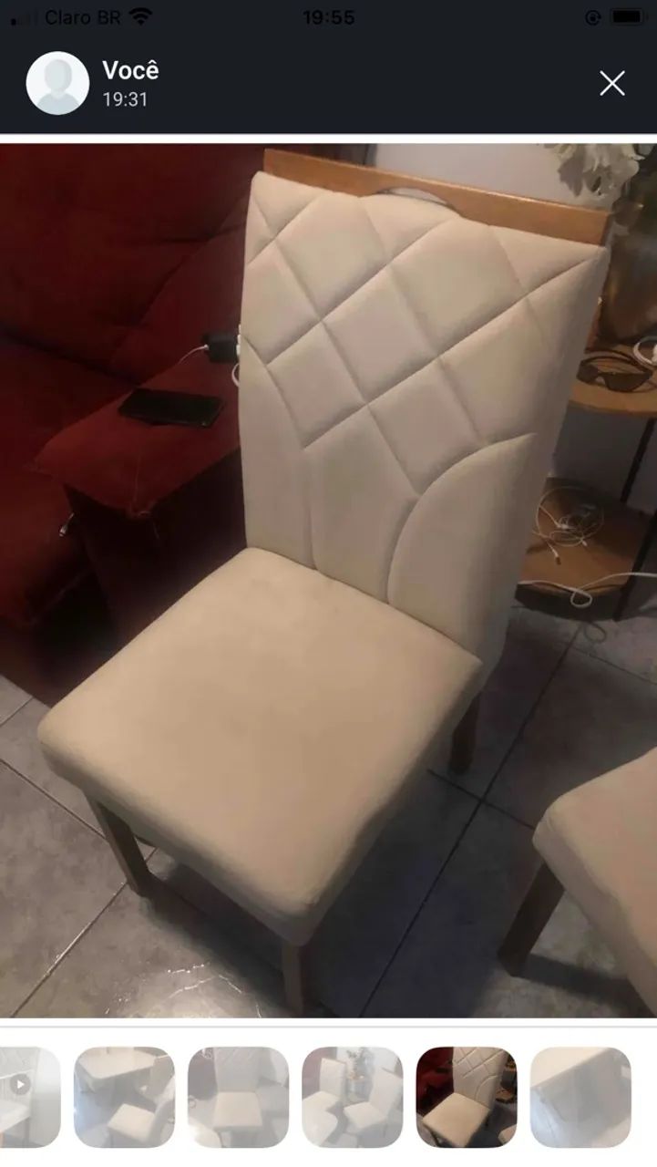 Mesa impecável com 4cadeiras 1,20x0,90 - Foto 3