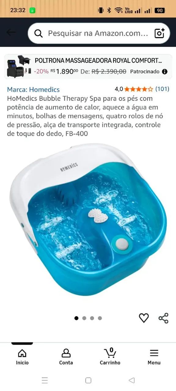 Massageador de pés  - Foto 4