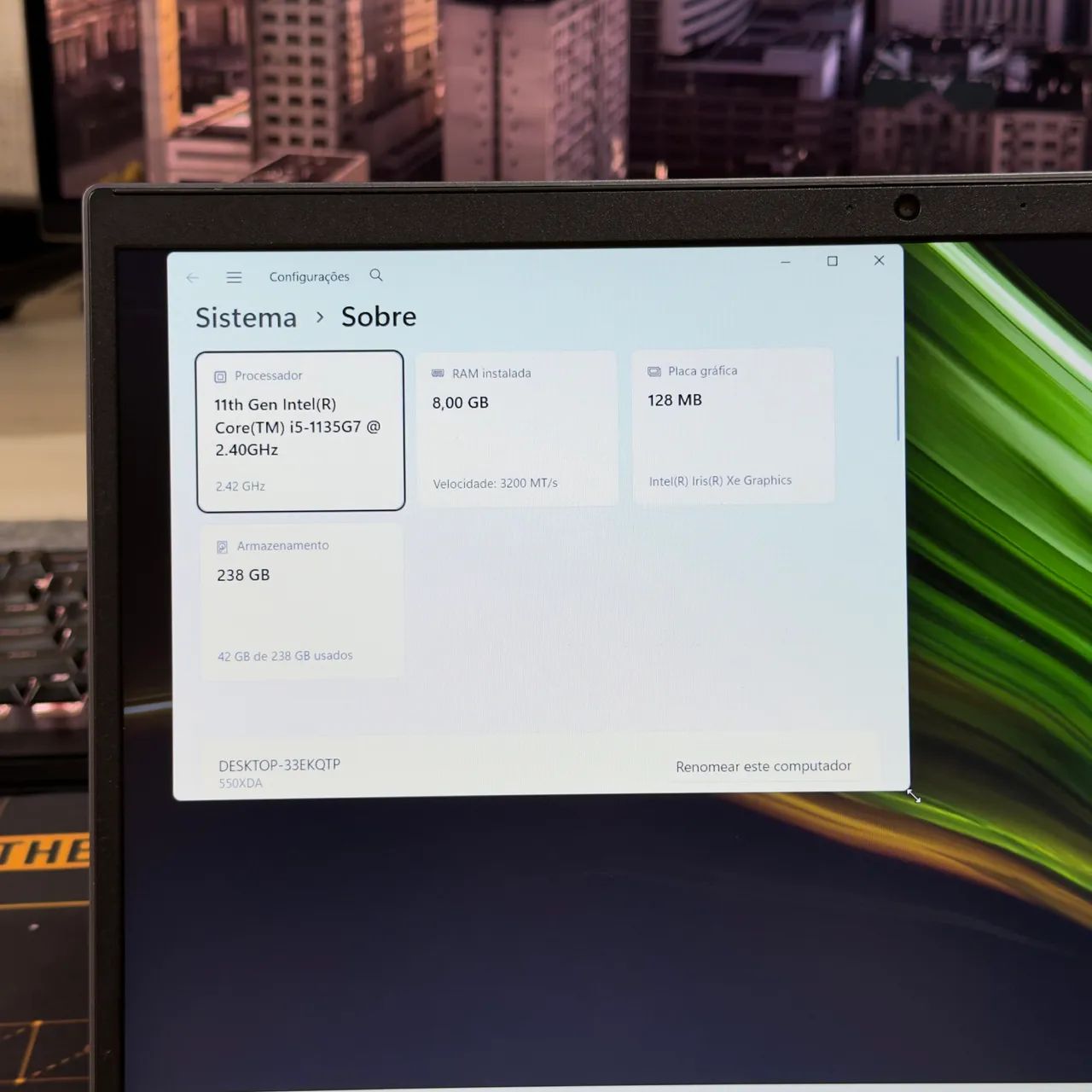 Notebook Samsung Book - Intel Core i5 11ªGen 8GB RAM SSD 256GB Numérico (Garantia)  - Foto 2