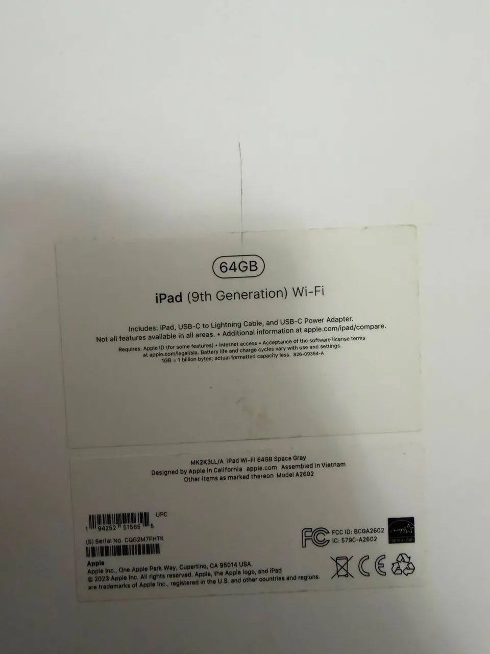 Tablet iPad 9