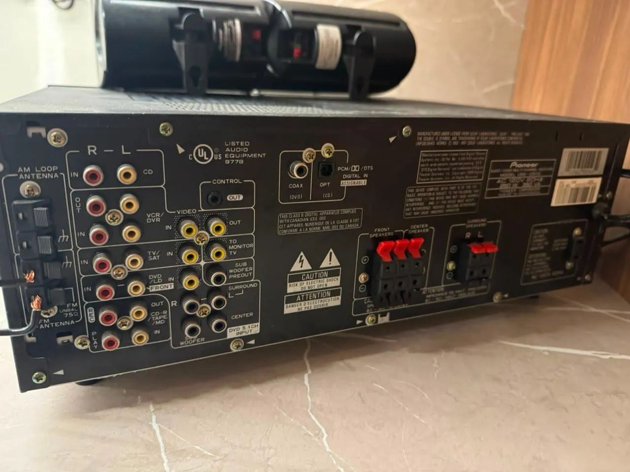 Receiver Pioneer com caixas  - Foto 3