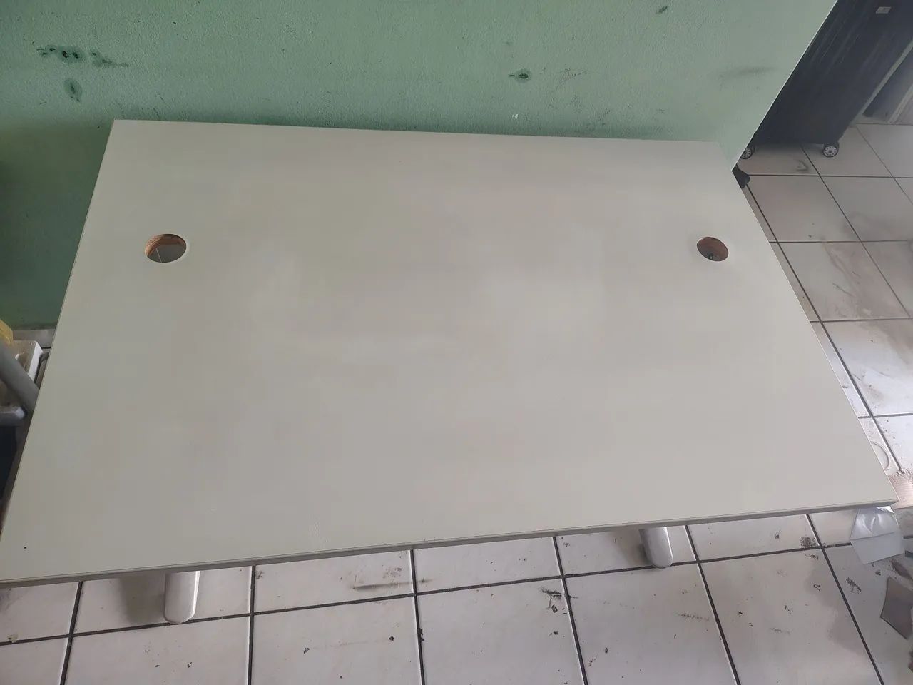 Mesa escritório MDF duplo  - Foto 3