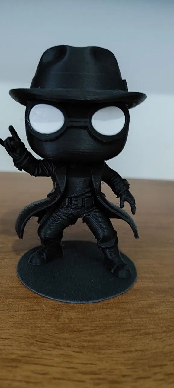 Boneco Funko Pop Marvel Spider Noir 8cm