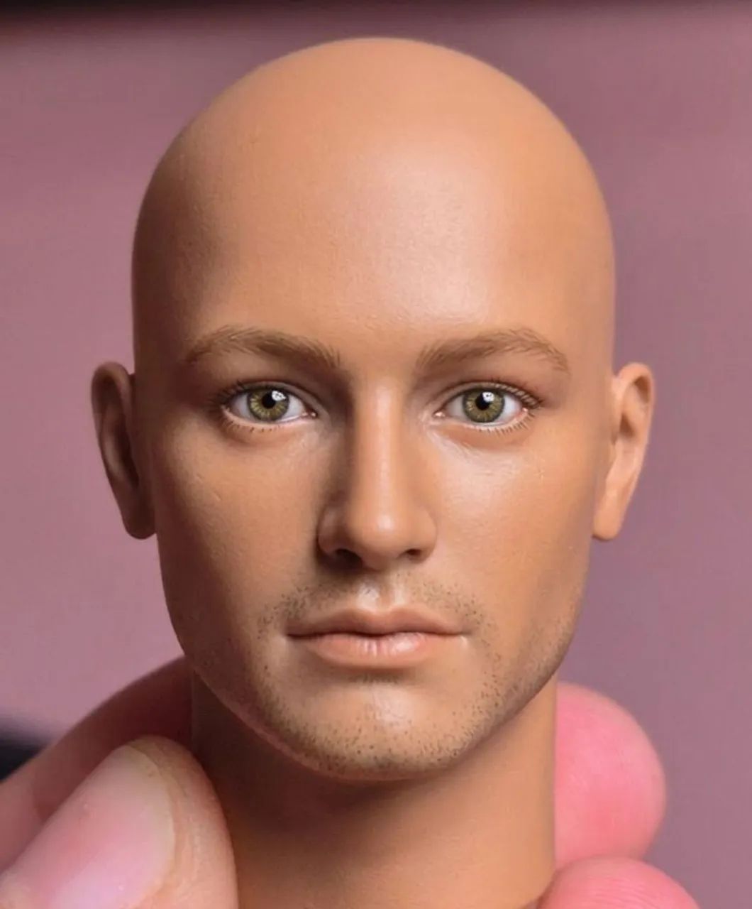 head sculpt 1/6 masculina careca - Foto 5