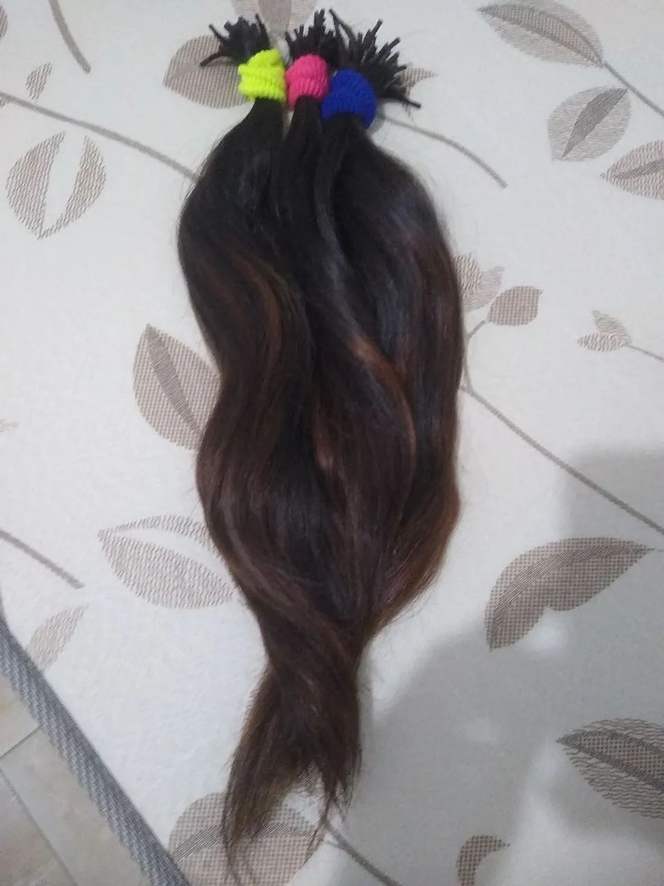Mega hair cabelo humano 50 cm ondulado 