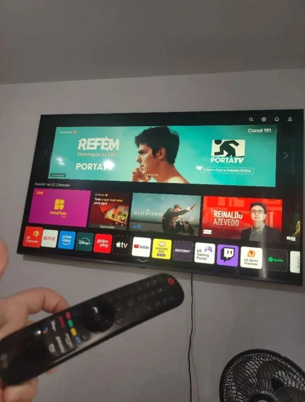 Smart tv LG de 65 polegadas 4k 
