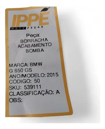 Borracha Acabamento Bomba Bmw G 650 Gs 2015 - Foto 6