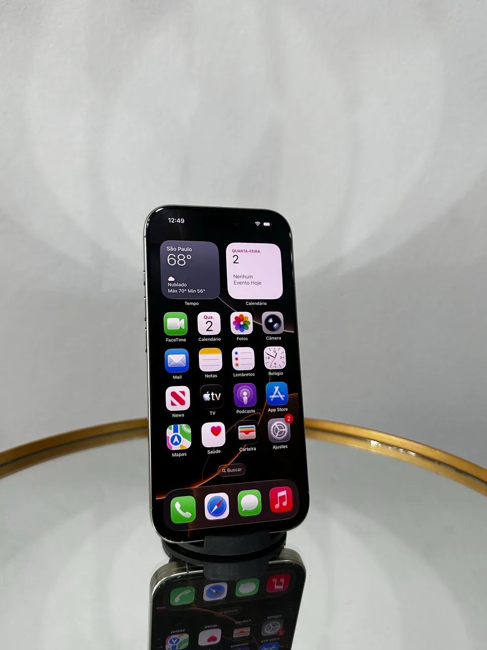 iPhone 16 Pro 256gb natural semi novo impecável  - Foto 4