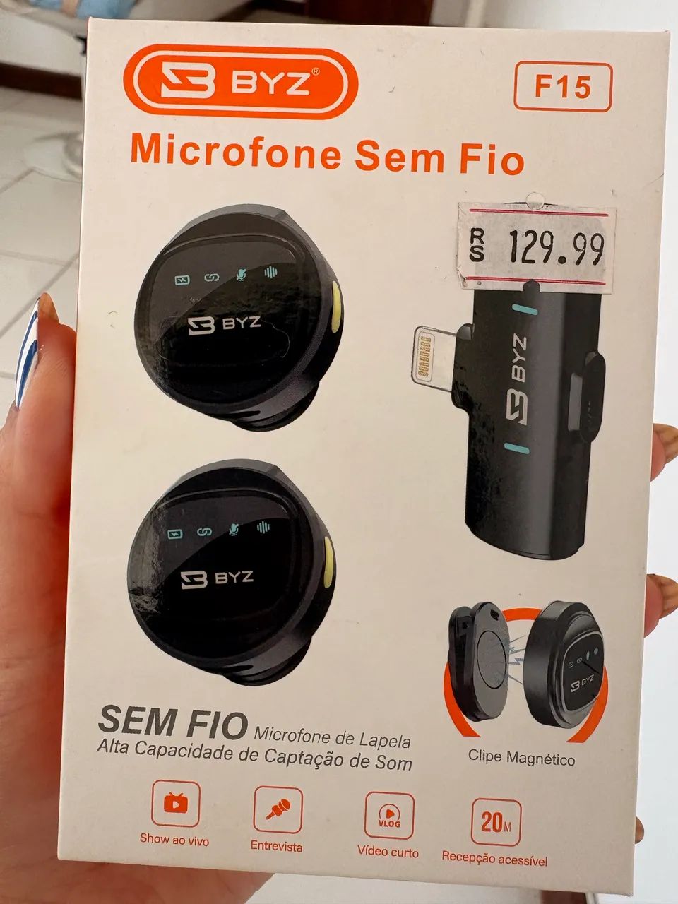 Microfone sem fio - Foto 3