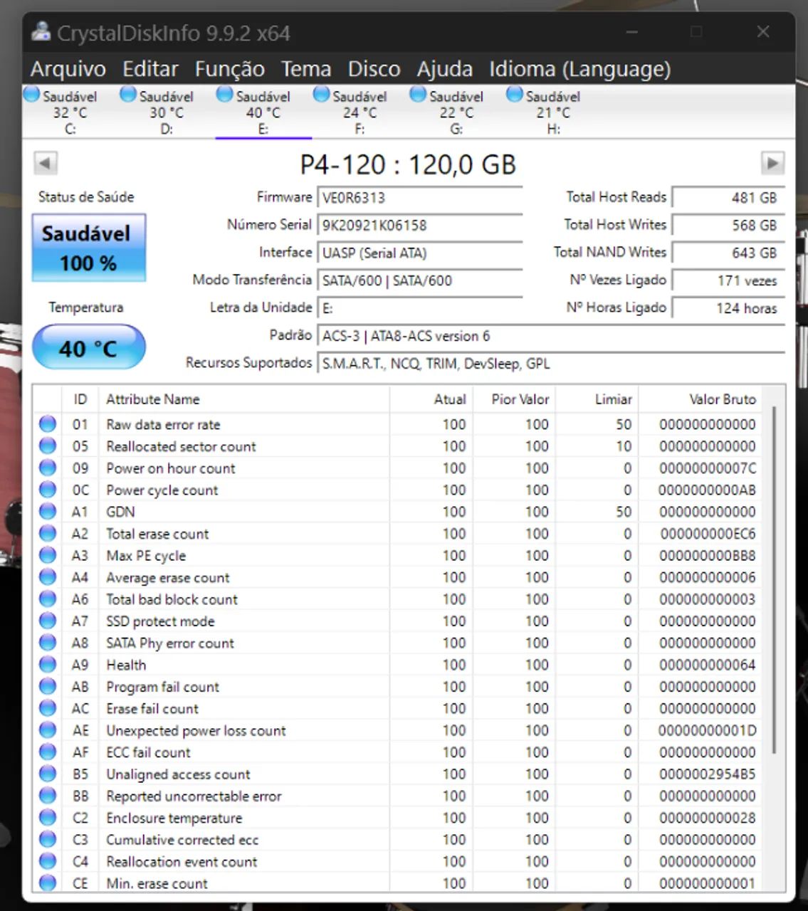 SSD KingSpec de 2.5 polegadas 120GB - Foto 5