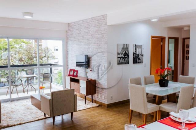 Apartamento com 3 dormitórios para alugar, 90 m² por r$ 2.800/mês - jardim bela vista - sa - Foto 2