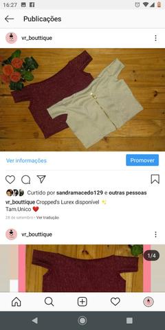 Croppet's lurex a venda