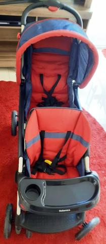 Carrinho Gêmeos Galzerano Doppio Jeans - Impecável - Foto 3