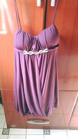 Vestido usado somente uma vez!