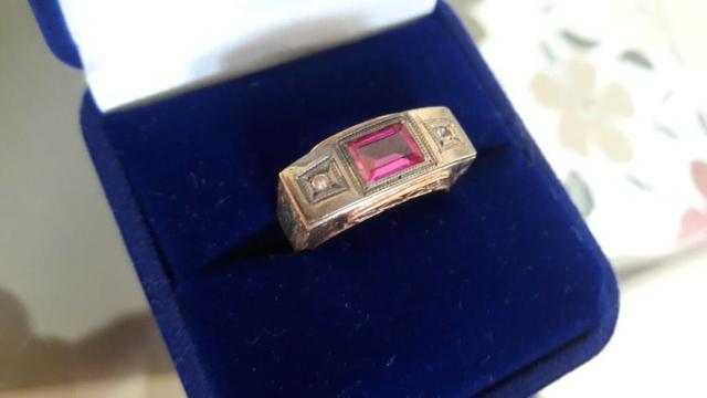 Anel Masculino Formatura Contabilidade - Símbolos Oficiais Ouro 17k