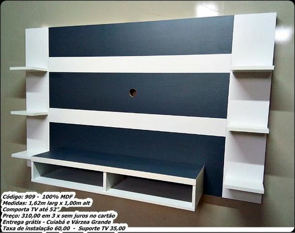 Painel MDF para TV até 52" (NOVO) - Foto 3