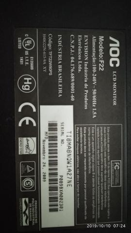 Monitor AOC 21,5 polegadas DVI - Foto 4