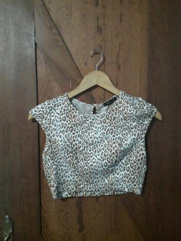 Cropped de oncinha