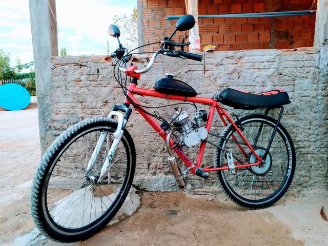 Bicicleta Motorizada 80cc - Foto 6