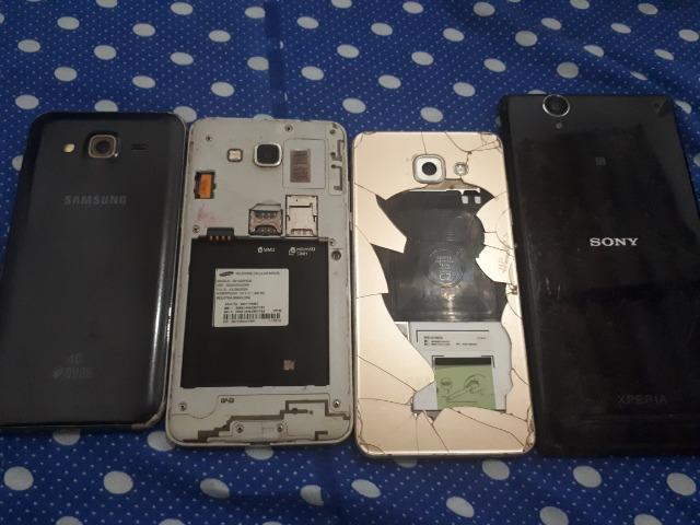 Três celulares com a tela queimada - Foto 2