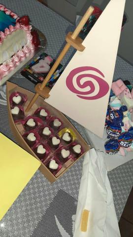 Mini bombons para festa