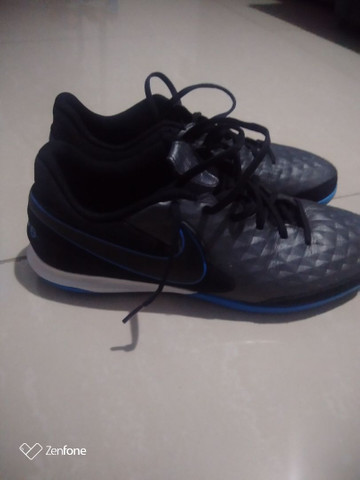 nike tiempo futsal black