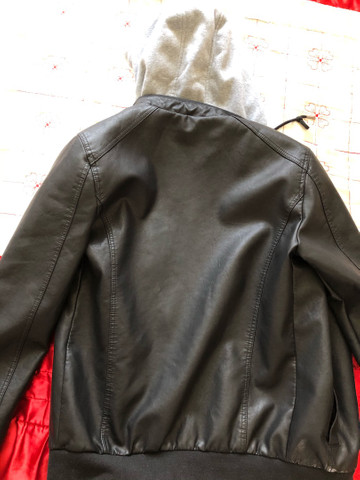 jaqueta de couro pp masculina