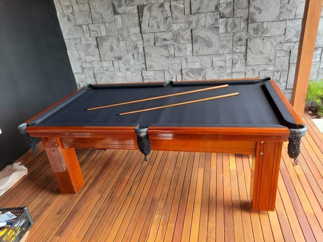 Solid Black Cloth Billiard Table Model EPD685464254013904259123