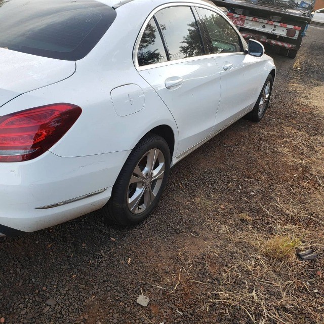 Mercedes C180 2015 Cambio Mecanica Farol Capo Motor Airbag Suspensão Porta Sucata - Foto 2
