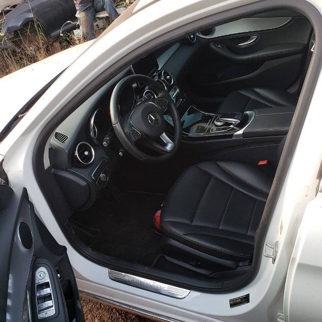 Mercedes C180 2015 Cambio Mecanica Farol Capo Motor Airbag Suspensão Porta Sucata - Foto 4
