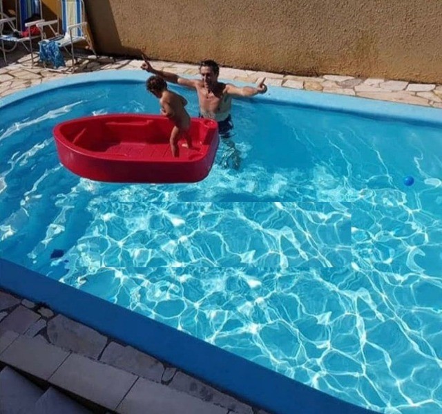 Caixa / Barquinho Piscina Tanque Areia Caixa Pet - Foto 6