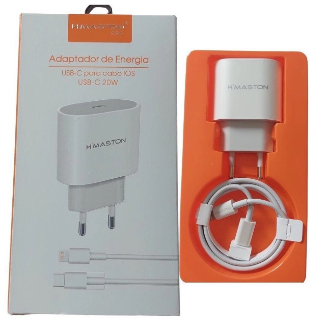 Carregador + Cabo Usb-C para iPhone 11, 12, 13 e 14 Turbo 20w - Foto 2