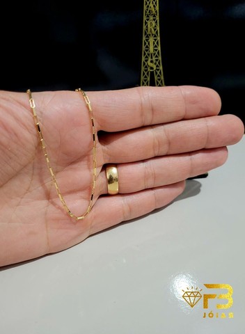 Corrente cartier Maciça Ouro 18k - Foto 2