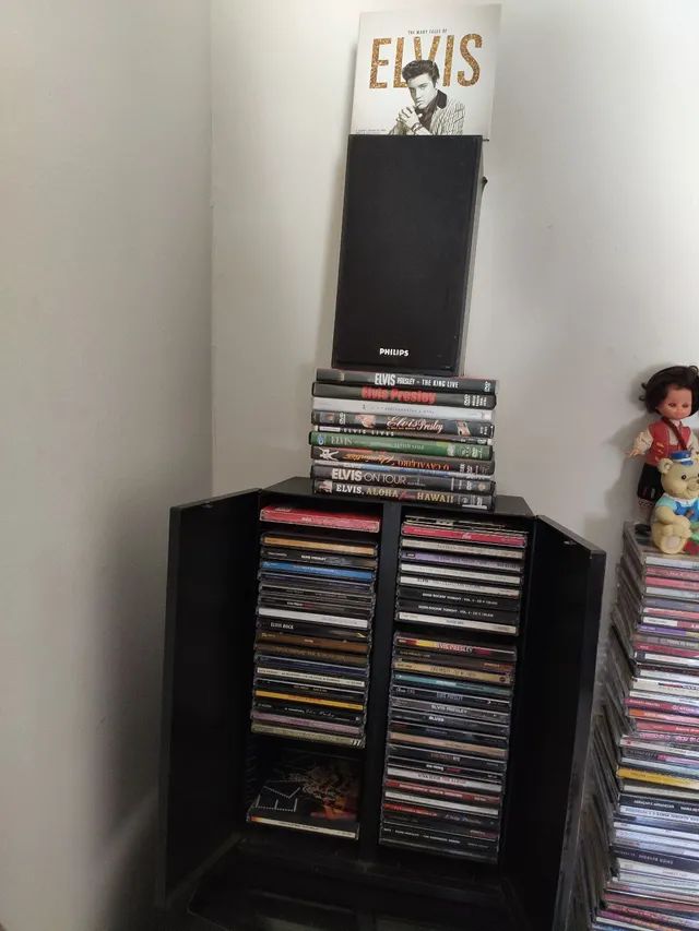 Elvis Presley super lote de cds e dvds rock in roll original