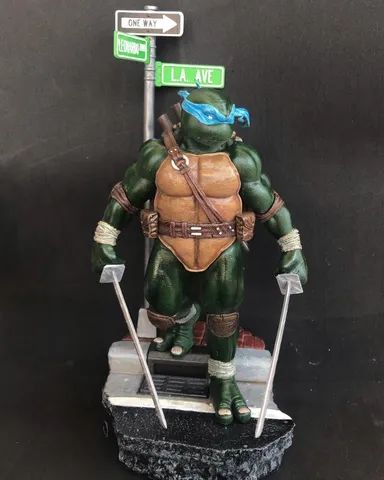 Action Figures Tmnt Minico Iron Studios Leonardo Michelangelo Donatello  Raphael Tartarugas Ninja - Tartarugas Ninja - #