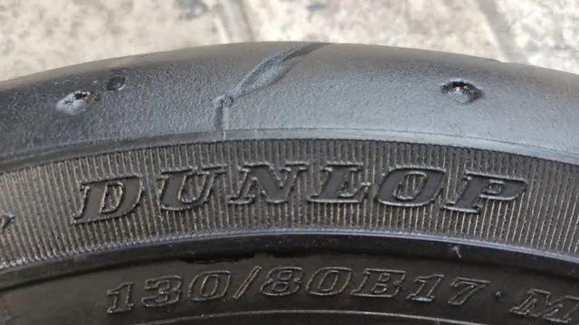 Pneu Moto Dunlop D408F Harley Davidson 130/80-17 (Pneu riscado) - Foto 3