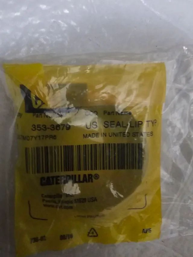 Carregadeira trator esteira caterpillar retentor novo original 3533679 - Foto 2