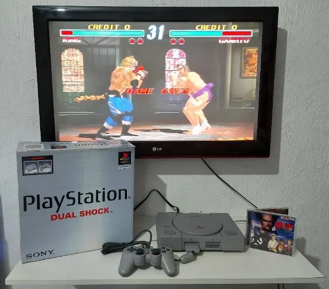 Sony Playstation 1 Dual Shock Japonês Bloqueado Play 1 Scph 7000