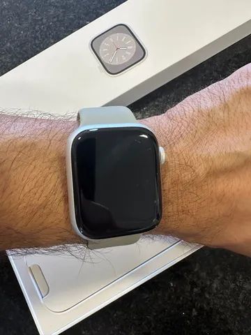 Relógio Apple Watch Series 8 45mm Silver Aluminium Case