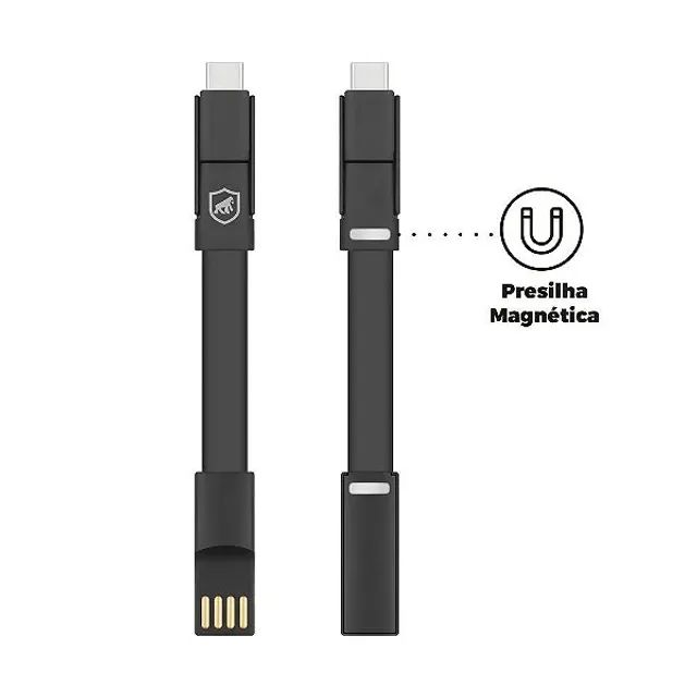 Cabo USB 3 em 1 Gshield Tipo C Lightning e Micro USB | NOVO - Foto 3