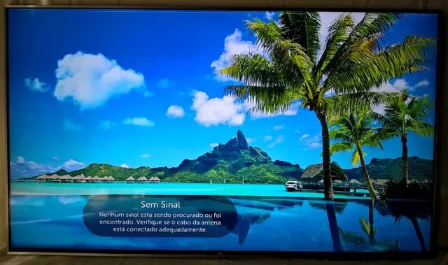 LG 55UJ7500 55" 4K Lcd Smart TV, Defeito - Leia...