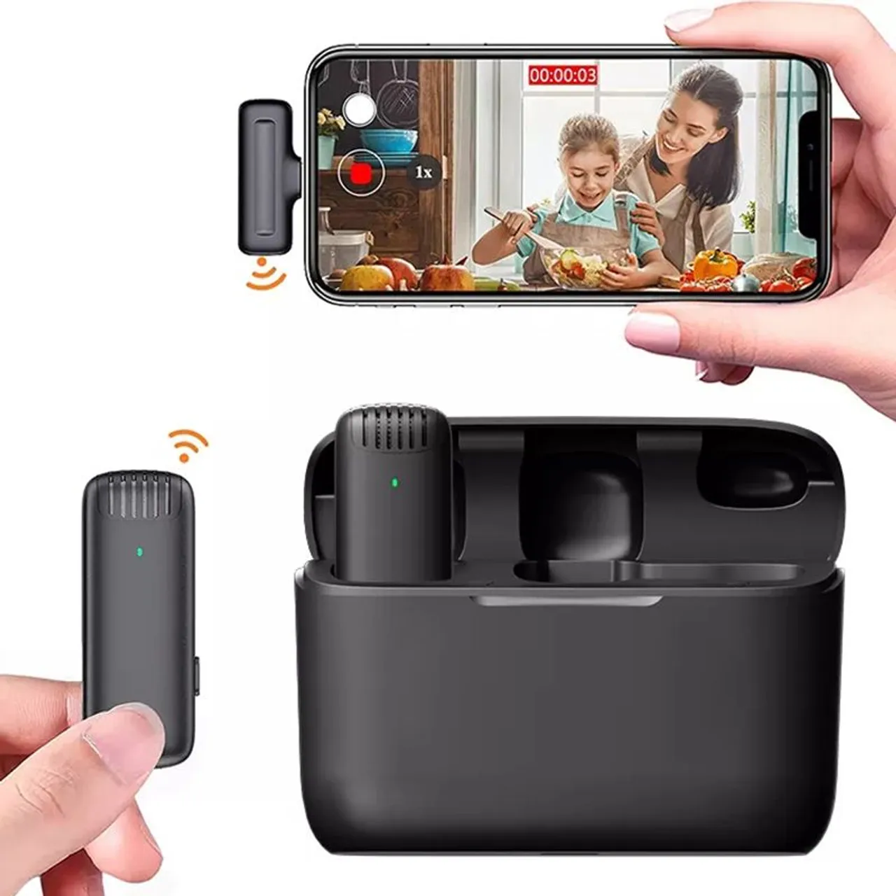 Microfone de lapela microfone sem fio Novo