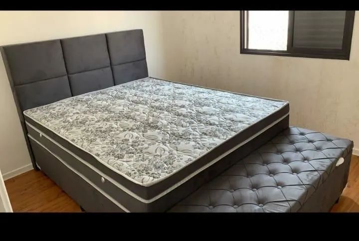 Cama Queen size com colchão direto de fábrica  - Foto 2